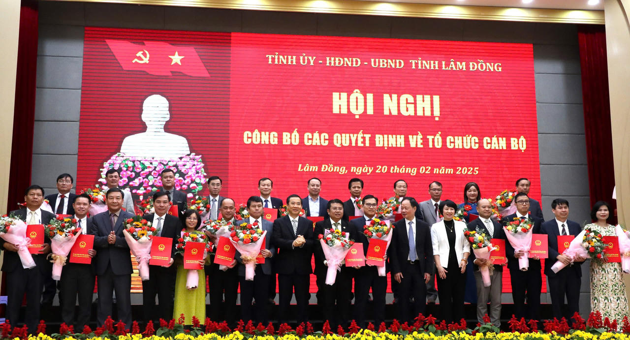 Lâm Đồng công bố loạt nhân sự các sở mới thành lập