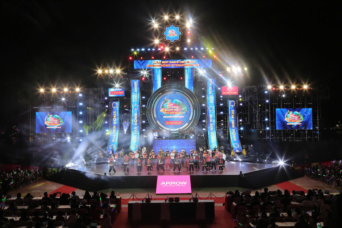 Mãn nhãn với sắc màu vũ đạo chung kết Bảng Quốc tế Dalat Best Dance Crew 2025