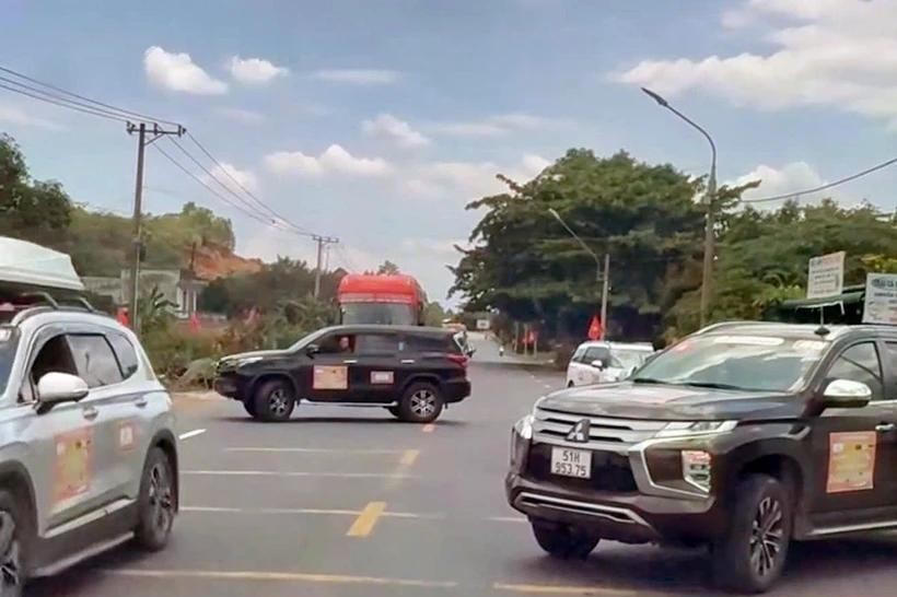 Công an Lâm Đồng thông tin về đoàn xe gây ùn tắc quốc lộ 20