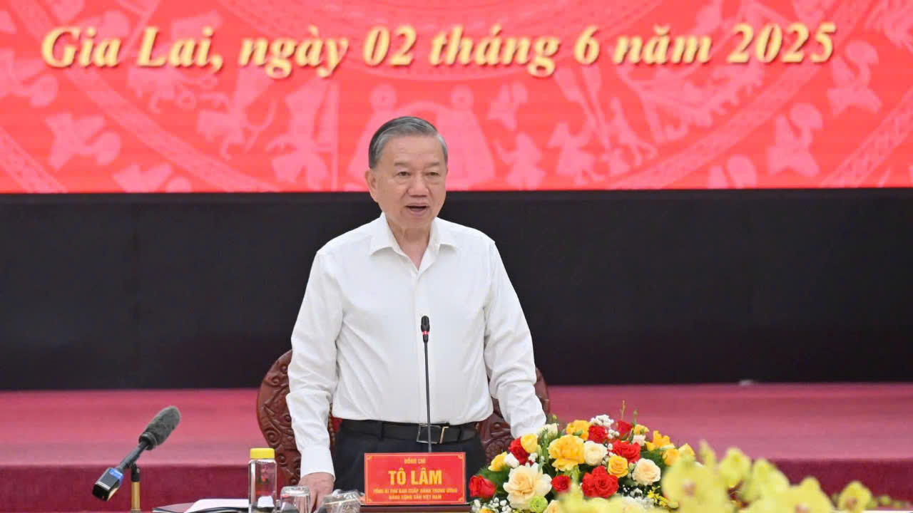 Tổng Bí thư Tô Lâm: Định hình tầm nhìn phát triển của tỉnh Gia Lai sau sáp nhập