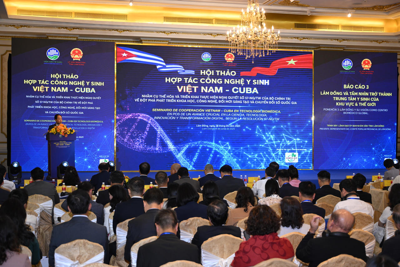 Nghiên cứu thành lập trung tâm hợp tác công nghệ Y sinh Việt Nam - Cuba tại Lâm Đồng