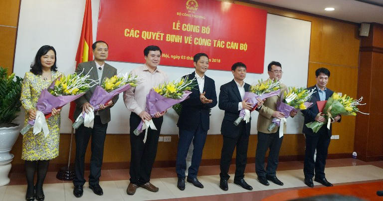 Điều động, bổ nhiệm loạt 'sếp' thuộc Bộ Công thương