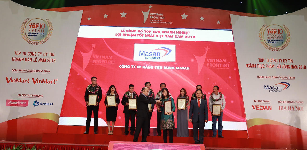 Masan Consumer dẫn đầu Top 10 công ty thực phẩm uy tín năm 2018