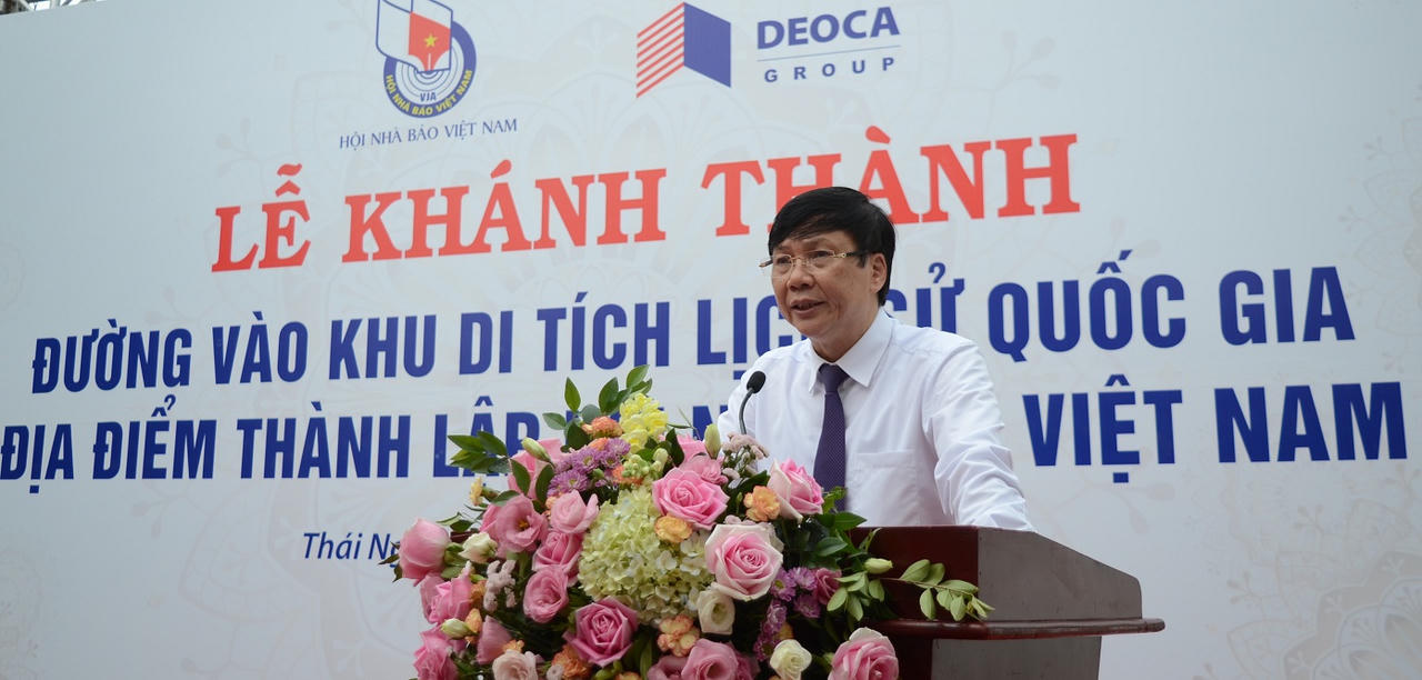 Tập đoàn Đèo Cả tài trợ tuyến đường dẫn vào di tích thành lập Hội Nhà báo Việt Nam