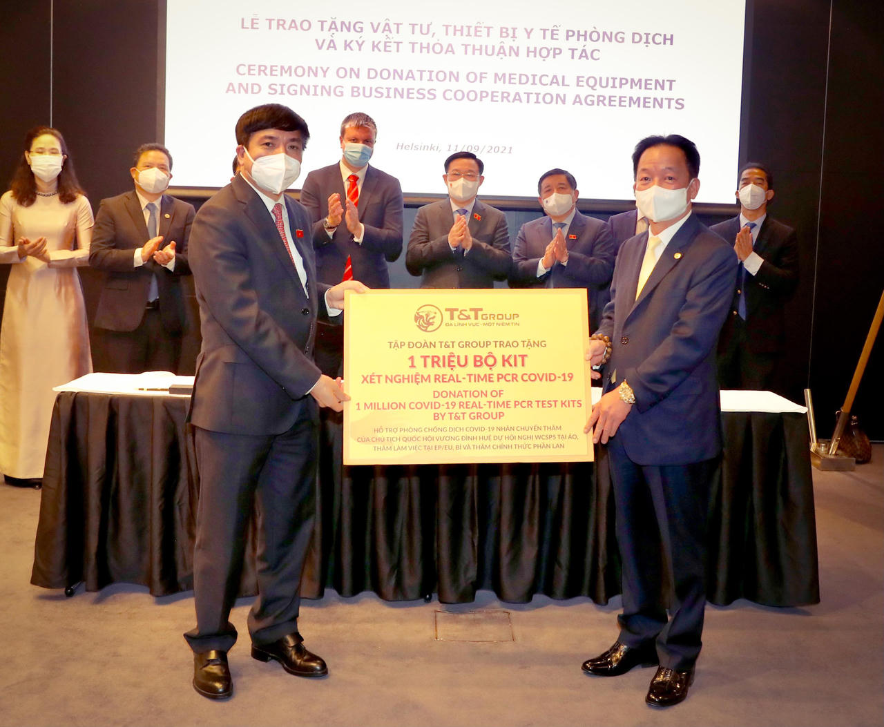 T&T Group xúc tiến mua 50 triệu liều vaccine phòng COVID-19 từ châu Âu