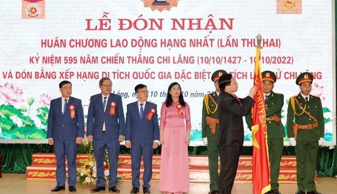 Di tích lịch sử Chi Lăng được xếp hạng Di tích Quốc gia đặc biệt