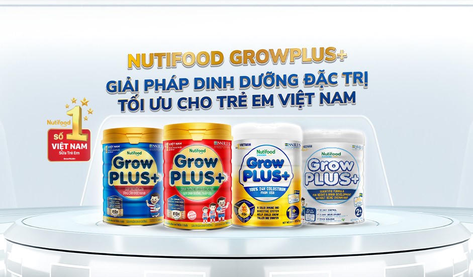 'Giải mã' lý do Nutifood GrowPLUS+ là nhãn hiệu sữa trẻ em 'quốc dân'