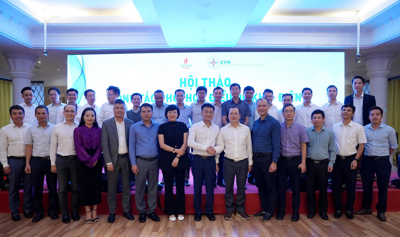 Hội thảo phối hợp điều độ Khí - Điện giữa PV GAS và Trung tâm Điều độ Hệ thống điện Quốc gia