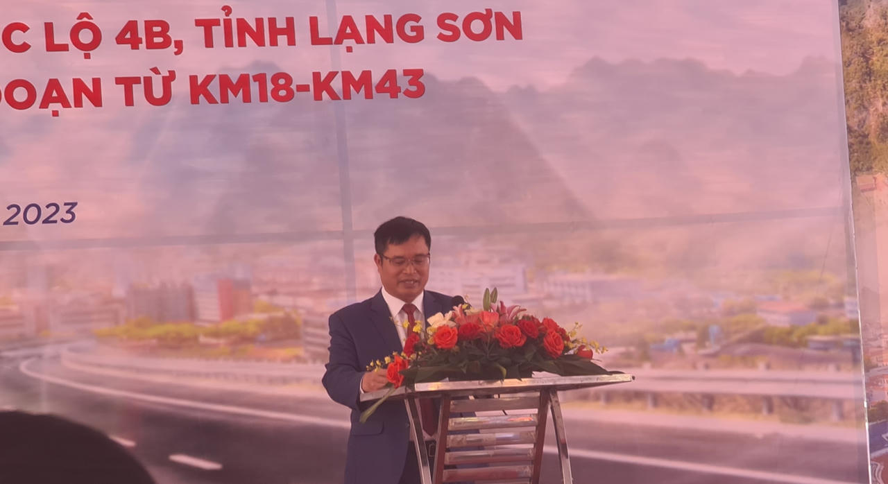 Lạng Sơn long trọng tổ chức Lễ Động thổ dự án ngàn tỷ nâng cấp quốc lộ 4B