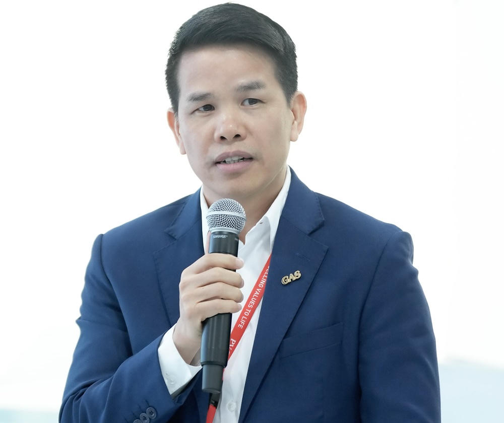 Chủ tịch, Tổng Giám đốc Petrovietnam Lê Mạnh Hùng thăm và làm việc tại PV GAS