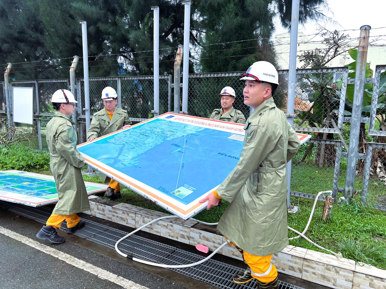 Chi nhánh Khí Hải Phòng tăng cường công tác phòng chống thiên tai và phòng cháy chữa cháy 