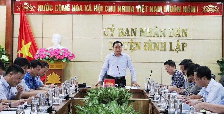 Chủ tịch UBND tỉnh Lạng Sơn kiểm tra Dự án nâng cấp đoạn Km18 - Km80 Quốc lộ 4B