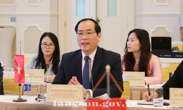 Lãnh đạo UBND tỉnh Lạng Sơn làm việc với đoàn chuyên gia UNESCO