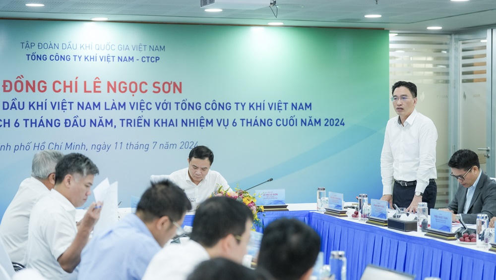 Tổng Giám đốc Petrovietnam làm việc với PV GAS