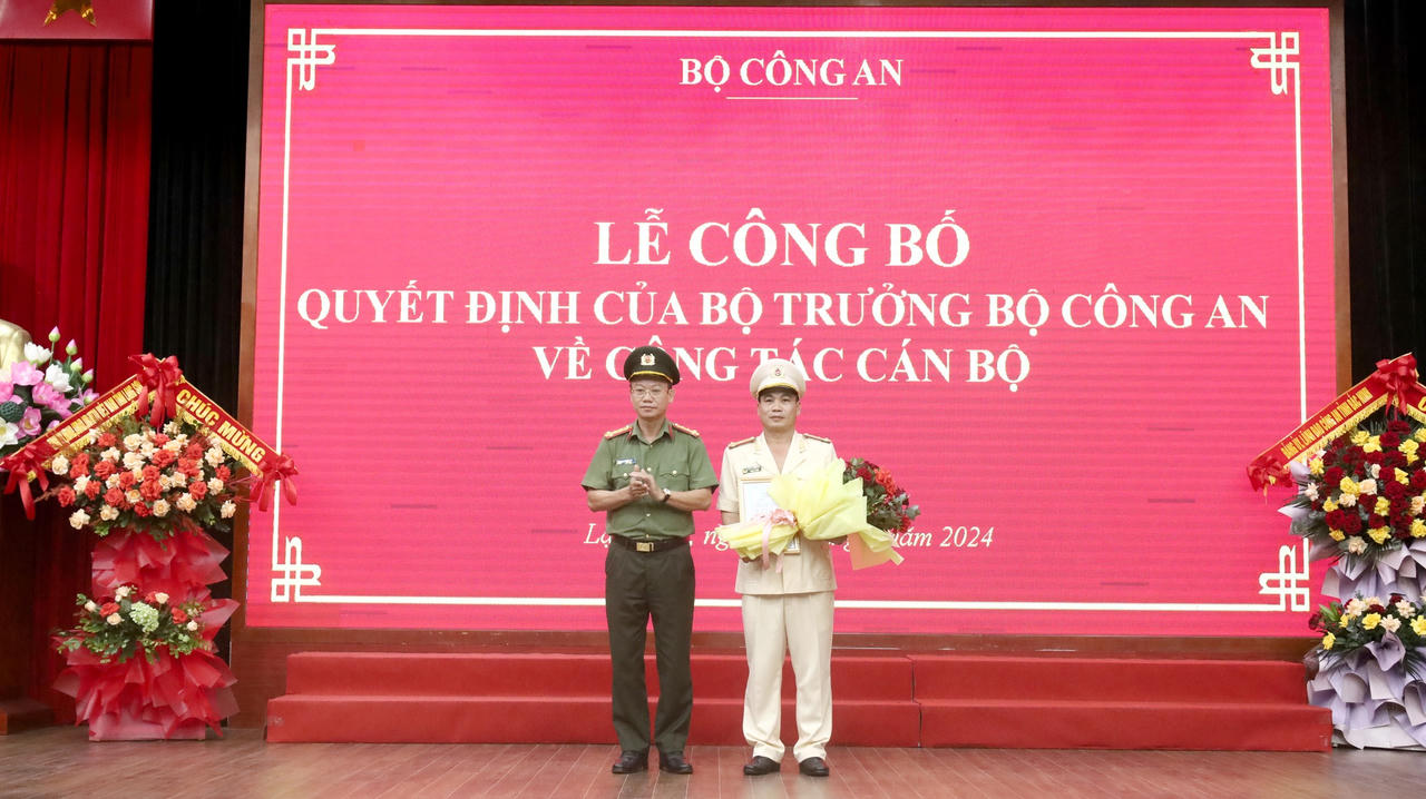 Bổ nhiệm Phó Giám đốc Công an tỉnh Lạng Sơn