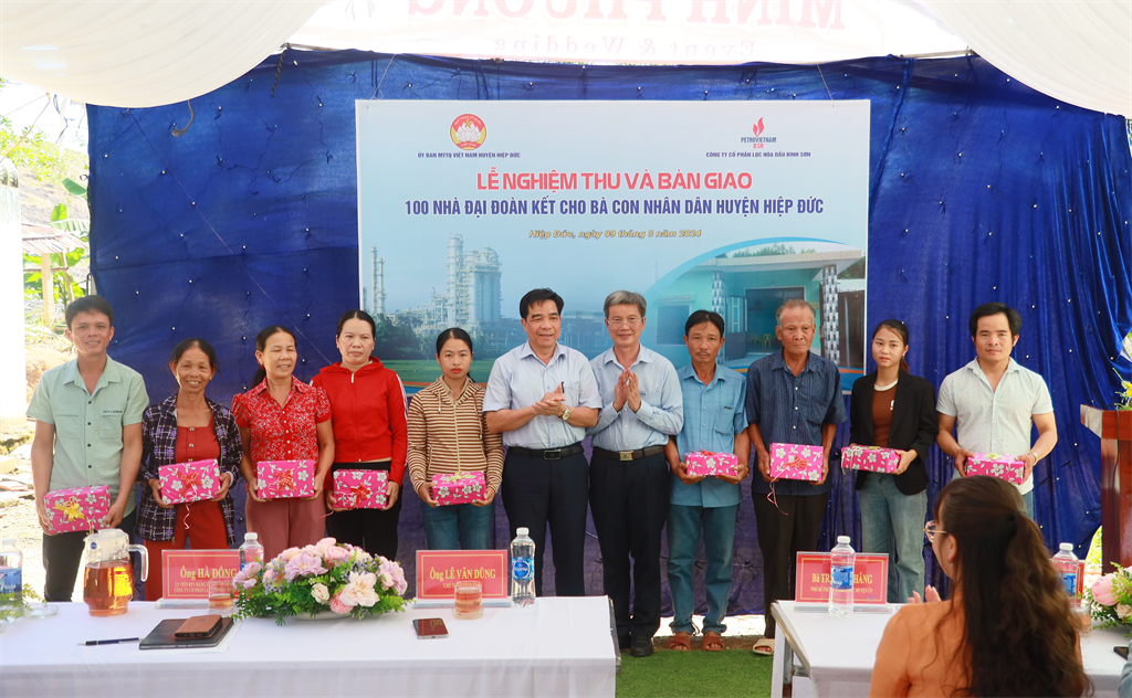 BSR tài trợ xây dựng 100 căn nhà tại Quảng Nam