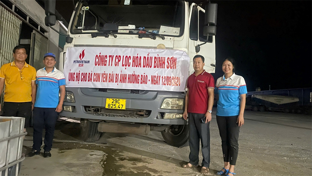 BSR hỗ trợ hơn 20m3 xăng dầu cho tỉnh Yên Bái