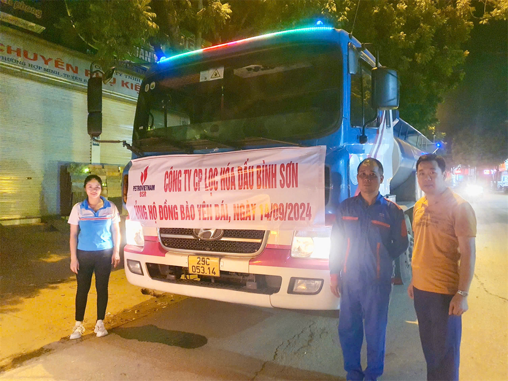 BSR hỗ trợ hơn 93.000 lít xăng dầu cho các tỉnh phía Bắc khắc phục bão số 3