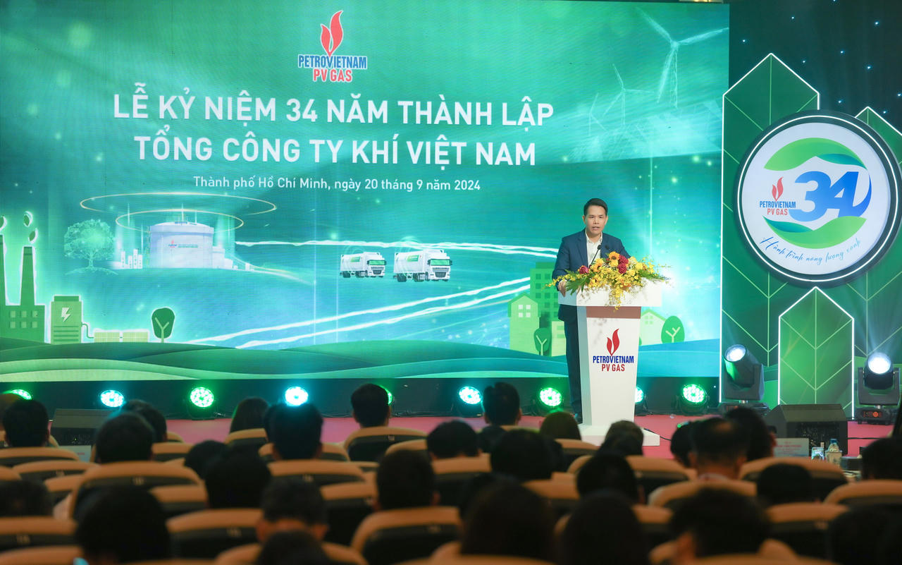 Lễ kỷ niệm 34 năm thành lập PV GAS: Khẳng định quyết tâm phát triển trong 'Hành trình năng lượng xanh'