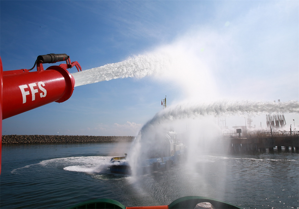 BSR tổ chức thực tập ứng phó tình huống khẩn cấp tràn dầu tại cảng xuất sản phẩm