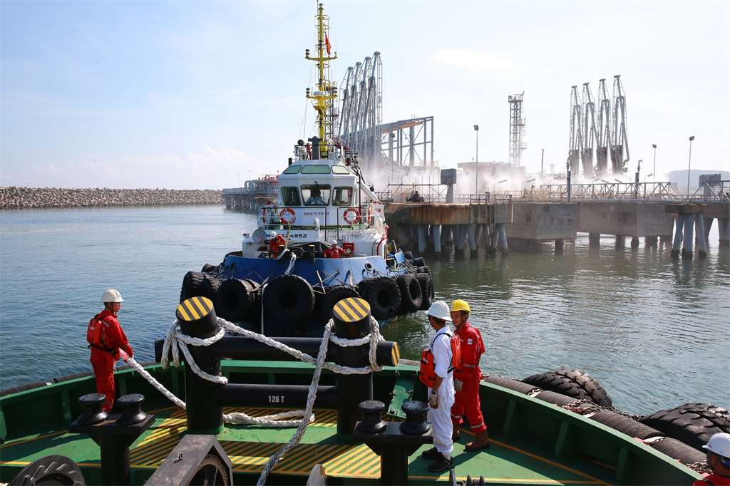 BSR tổ chức thực tập ứng phó tình huống khẩn cấp tràn dầu tại cảng xuất sản phẩm