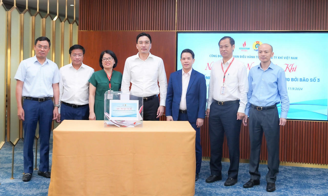 PV GAS hỗ trợ hàng tỷ đồng cho người dân miền Bắc bị ảnh hưởng bởi siêu bão Yagi