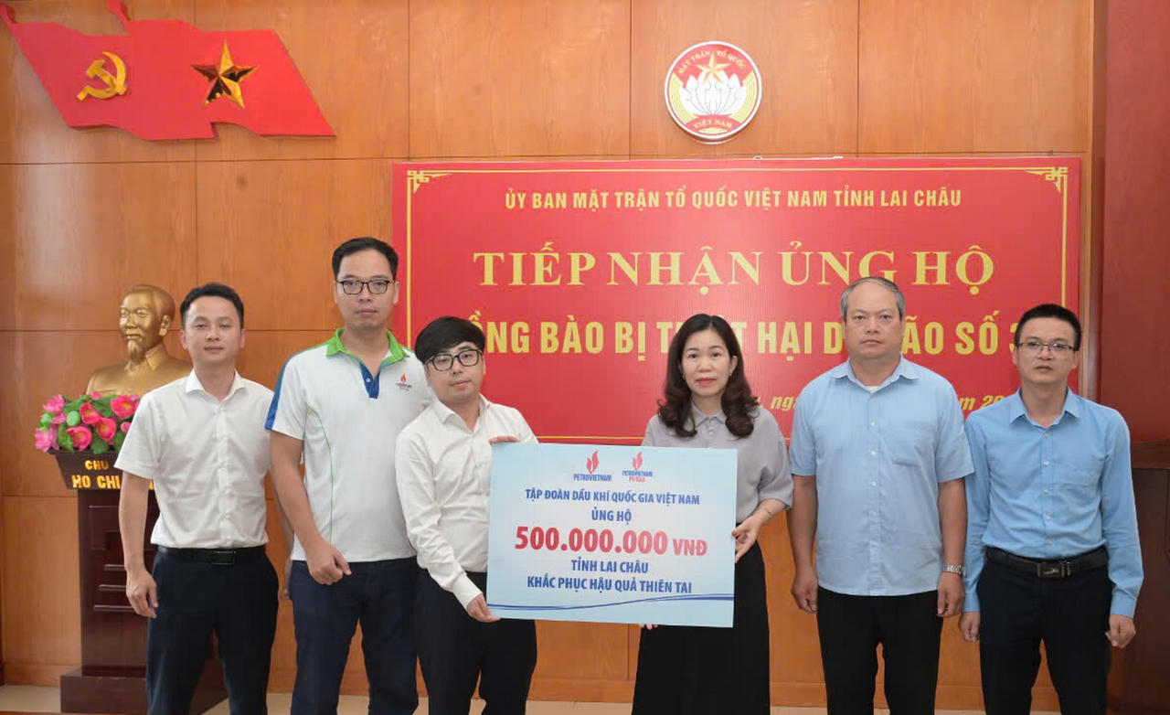 PV GAS hỗ trợ hàng tỷ đồng cho người dân miền Bắc bị ảnh hưởng bởi siêu bão Yagi