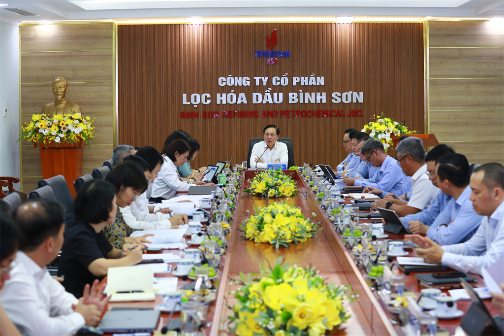 Đoàn giám sát Hội đồng Thành viên Petrovietnam ghi nhận, đánh giá cao kết quả của BSR