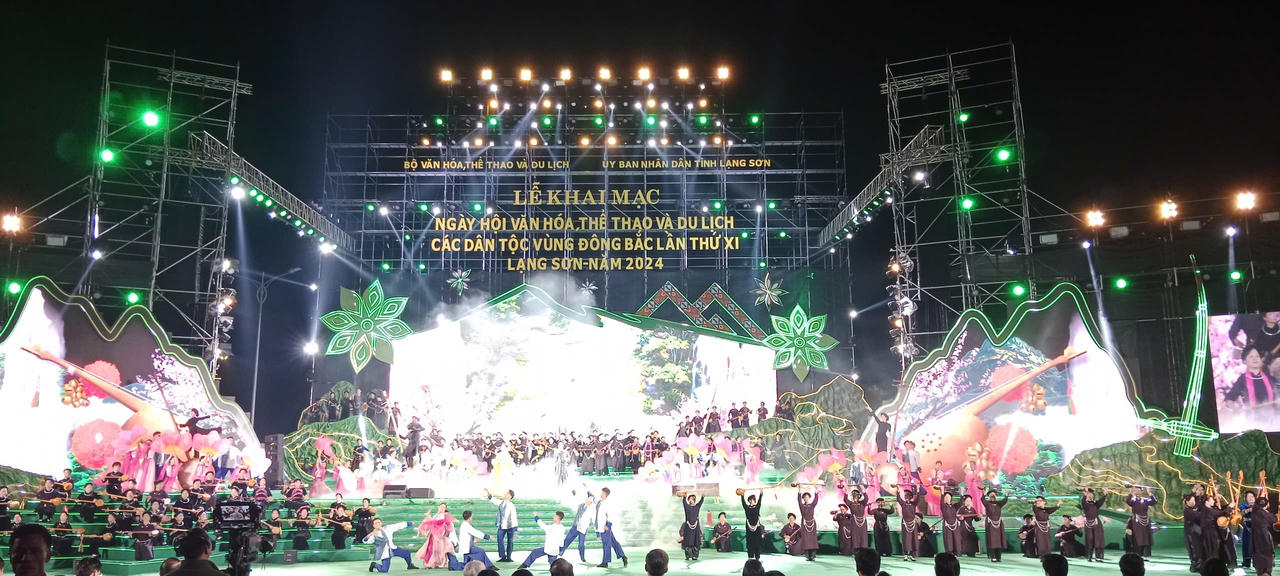 Khai mạc Ngày hội Văn hóa, Thể thao và Du lịch các dân tộc vùng Đông Bắc lần thứ XI
