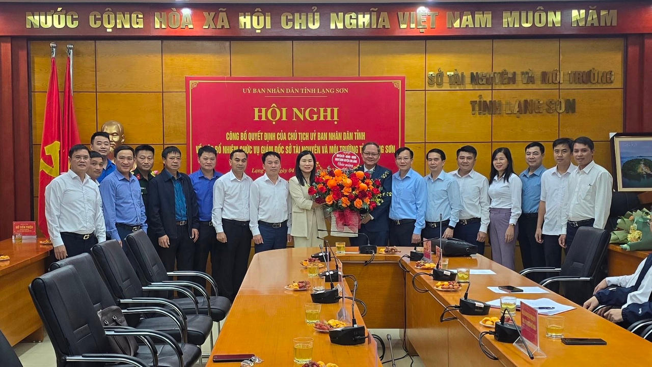 Lạng Sơn có Tân Giám đốc Sở Tài nguyên và Môi trường