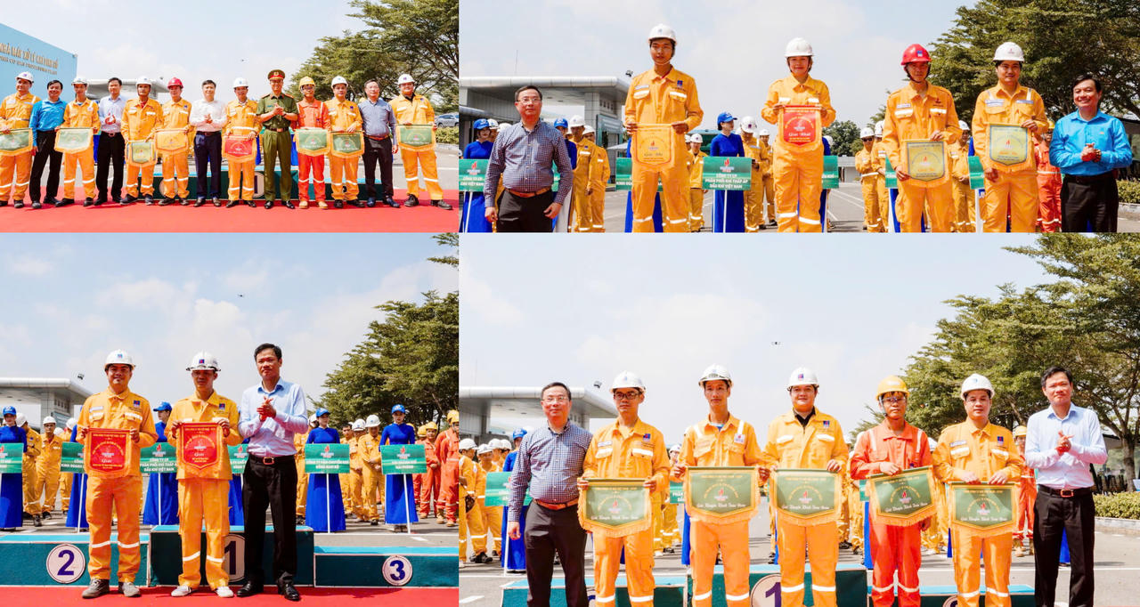 PV GAS tổ chức hội thao phòng cháy chữa cháy