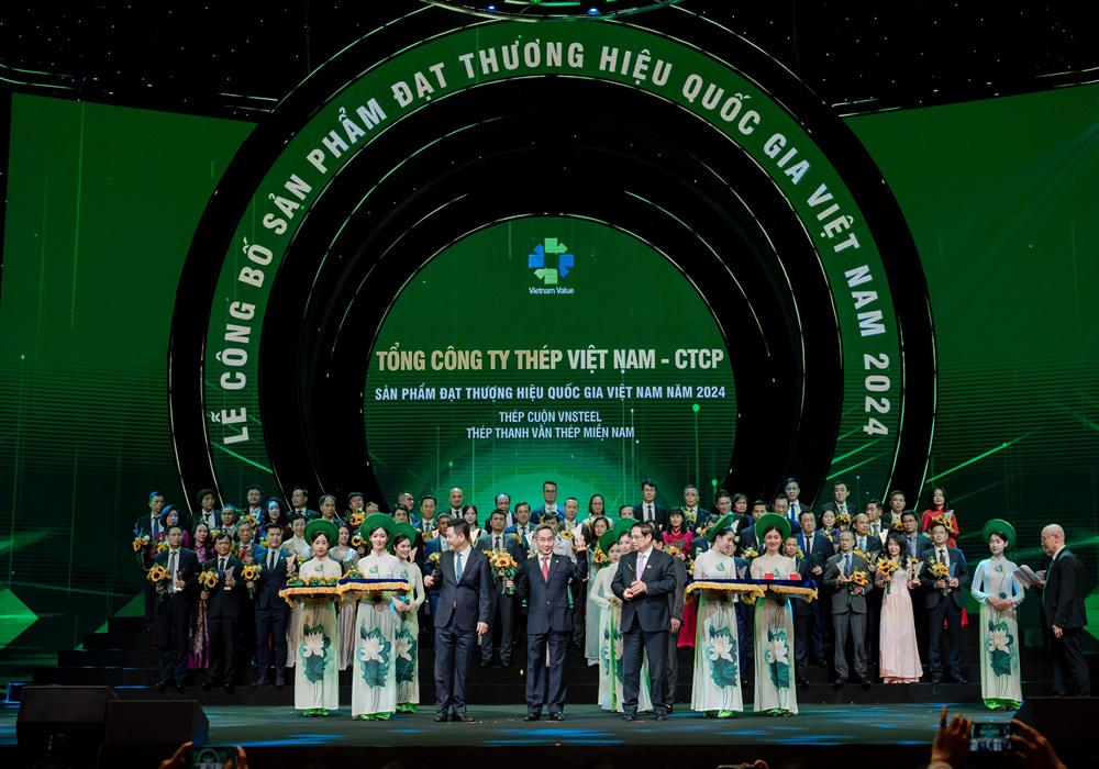 'Tổng' thép Việt Nam có 3 sản phẩm đạt Thương hiệu Quốc gia năm 2024 