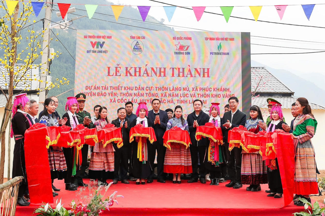 Petrovietnam hoàn thành việc xây dựng thôn Kho Vàng