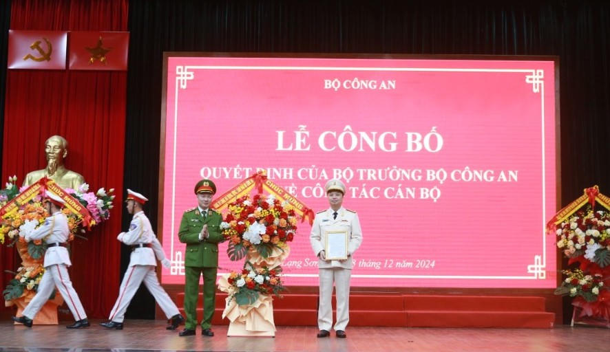  Phó Cục trưởng Cục An ninh kinh tế làm Giám đốc Công an tỉnh Lạng Sơn