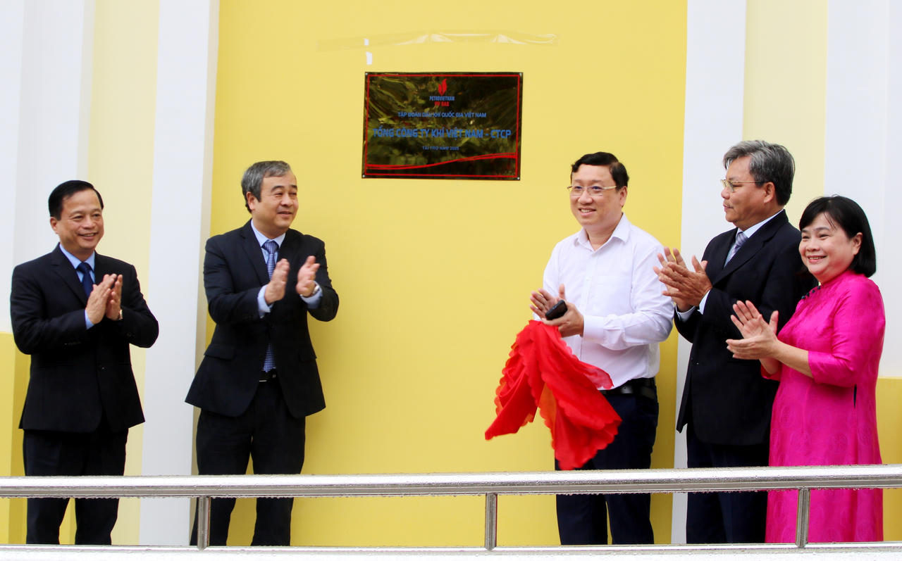 PV GAS tài trợ công trình giáo dục tại tỉnh Bình Định