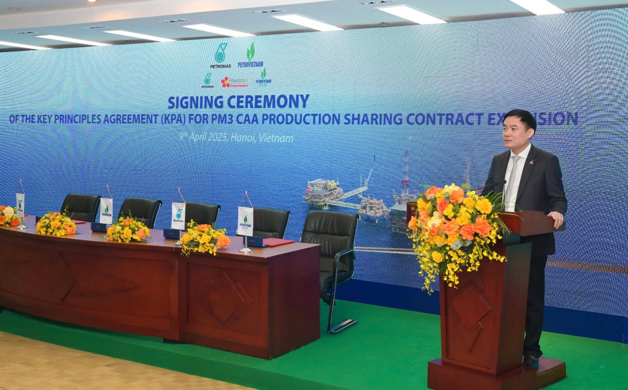 Petrovietnam và Petronas gia hạn hợp đồng chia sản phẩm dầu khí tại Lô PM3 CAA