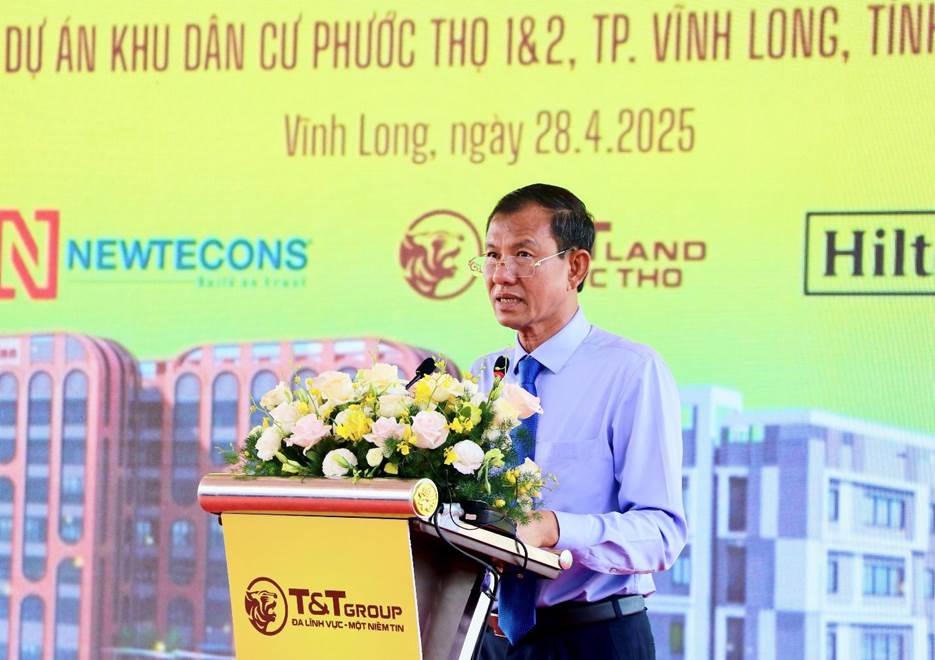 T&T Group khởi công mới 2 dự án nhà ở xã hội, 1 dự án khách sạn tại Vĩnh Long