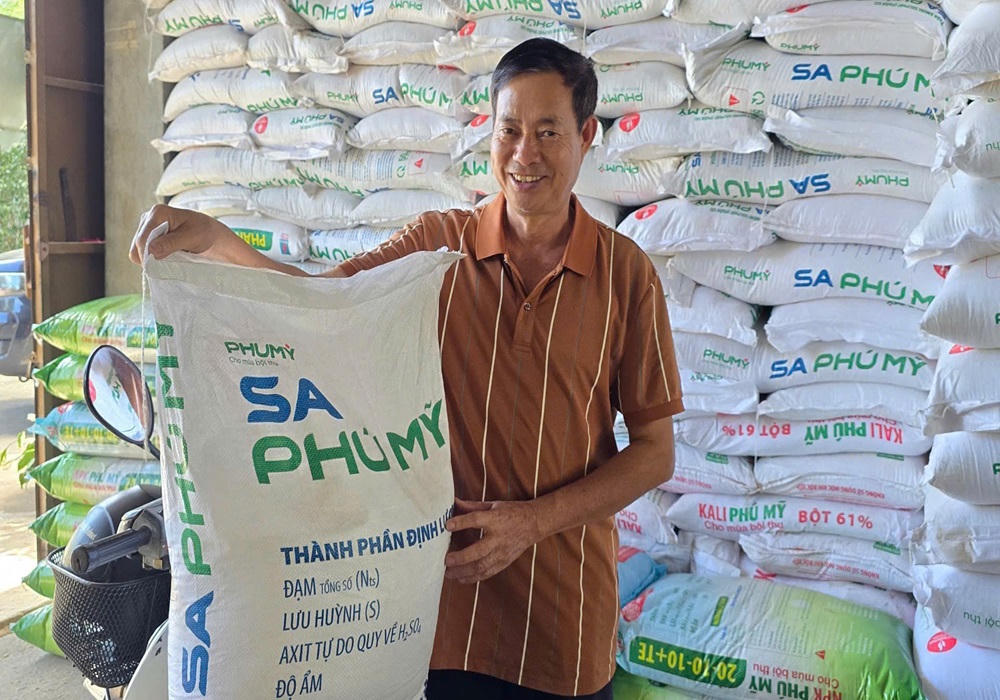 Phú Mỹ cung ứng gần nửa triệu tấn phân bón cho vụ Hè thu