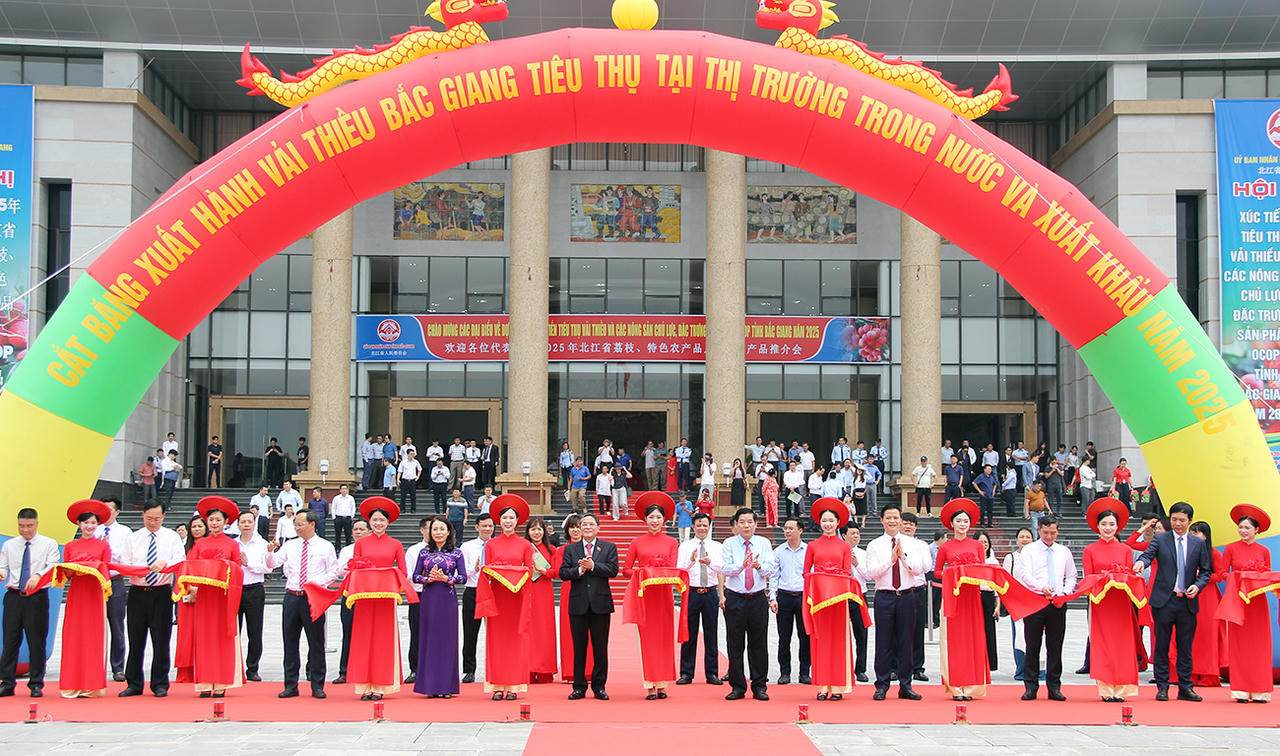 Xúc tiến tiêu thụ vải thiều và nông sản chủ lực Bắc Giang