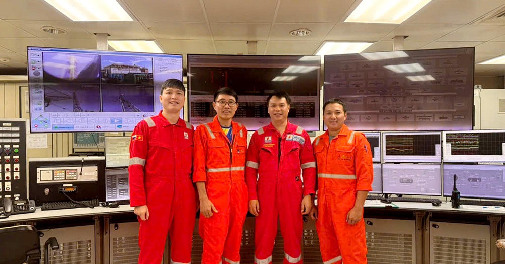 Hoàn thành chiến dịch khảo sát đường ống dẫn khí trên biển của PV GAS