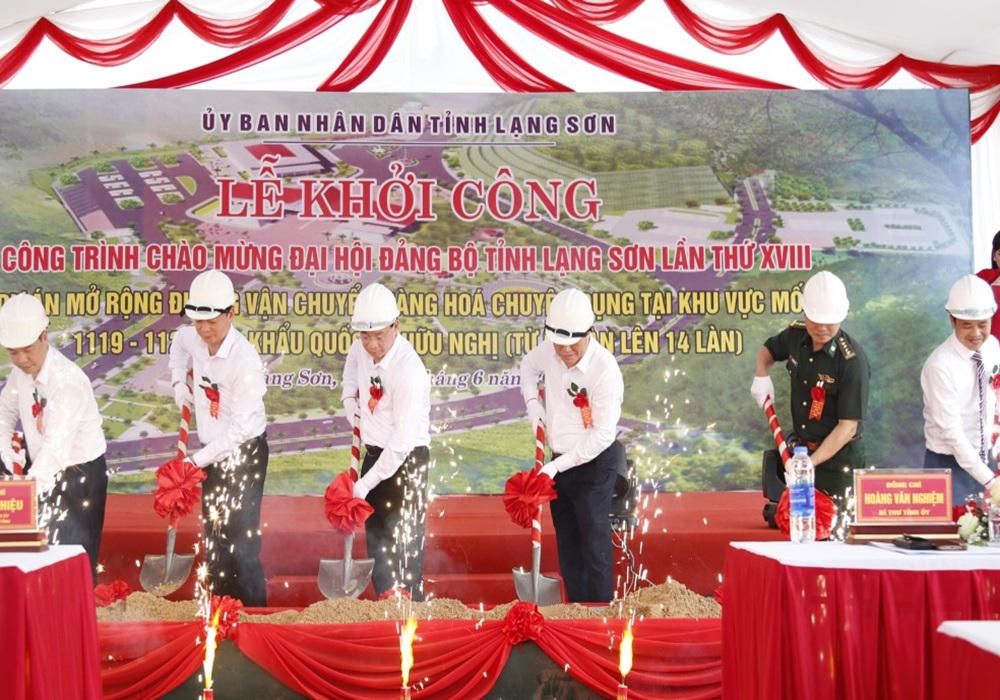 Lạng Sơn khởi công hai dự án quan trọng tại Đề án thí điểm Cửa khẩu thông minh