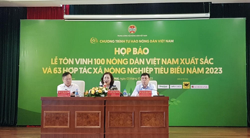 Công bố Danh hiệu 100 Nông dân Việt Nam xuất sắc năm 2023