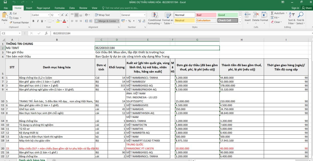 Khánh Hòa: BQL Dự án các công trình xây dựng Nha Trang mua sắm trang thiết bị trường học như thế nào?