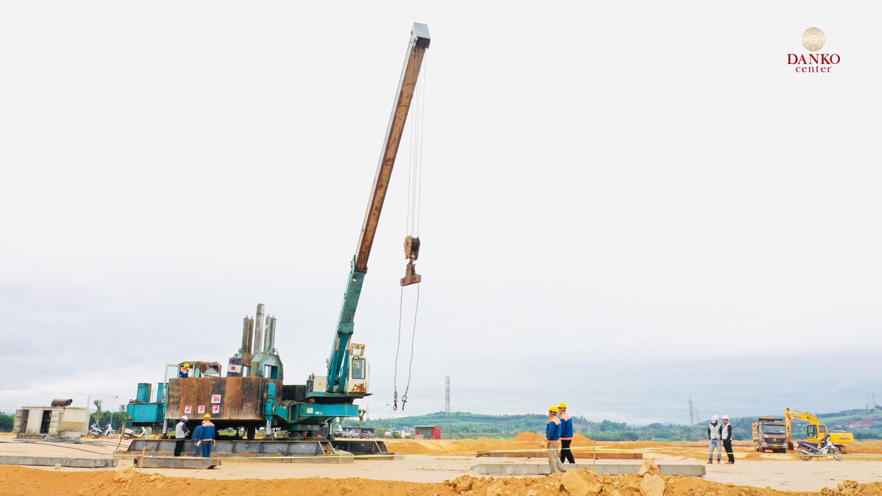 KĐT Danko Center đẩy nhanh thi công hạ tầng giao thông