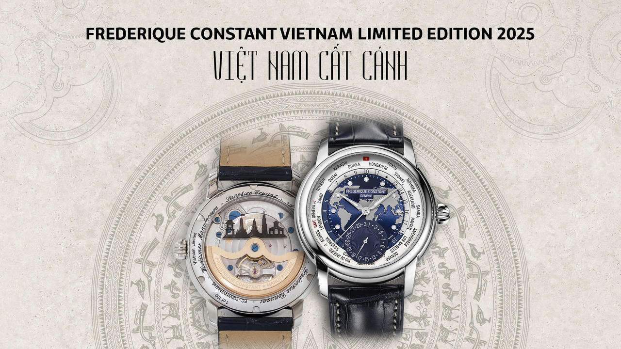 FREDERIQUE CONSTANT ra mắt phiên bản giới hạn "Việt Nam cất cánh" nhân dịp 50 năm ngày thống nhất đất nước và 80 năm ngày Quốc khánh