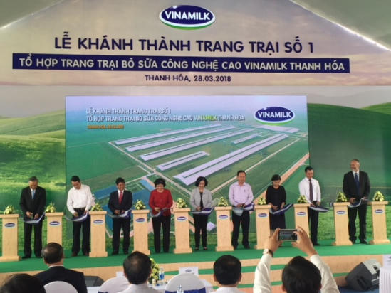 Vinamilk khánh thành trang trại bò sữa hiện đại bậc nhất thế giới