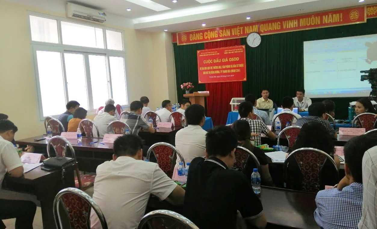 Thanh Hóa: triển khai hình thức đấu giá đất trực tuyến