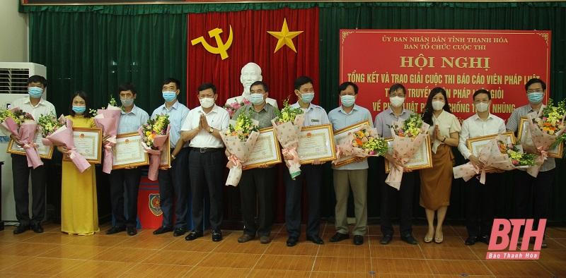 Thanh Hoá: Tổng kết cuộc thi Báo cáo viên, tuyên truyền viên pháp luật giỏi