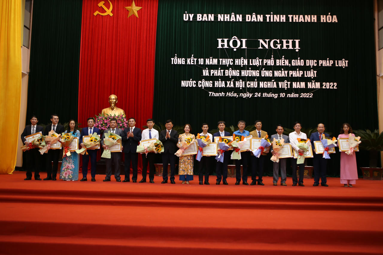 Thanh Hóa: Tổng kết 10 năm thực hiện Luật Phổ biến, giáo dục pháp luật