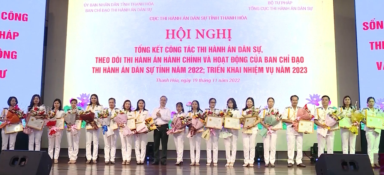 Tổng kết hoạt động Ban Chỉ đạo Thi hành án Dân sự tỉnh Thanh Hóa năm 2022, triển khai nhiệm vụ công tác năm 2023